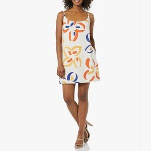 NWT Rebecca Taylor Flame Fleur Skirted Romper - 8